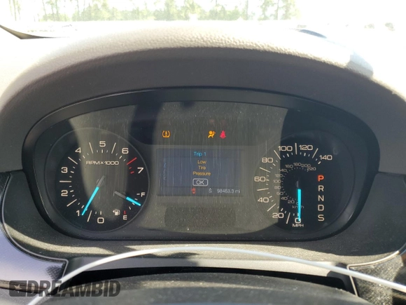 2013 Ford Edge SE with VIN 2FMDK3GC2DBC54743, listed as a Copart auction lot 59802575 with 98,463 mi miles and Salvage title. Bid and sale history available at DreamBid. Image 9.