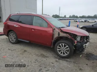 2015 Nissan Pathfinder Platinum with VIN 5N1AR2MN2FC621111, listed as a Copart auction lot 61082795 with 133,467 mi miles and Salvage title. Bid and sale history available at DreamBid. Image 4.