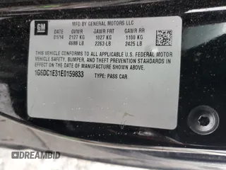 2014 Cadillac CTS Performance with VIN 1G6DC1E31E0159833, listed as a Copart auction lot 81323694 with 143,504 mi miles and Salvage title. Bid and sale history available at DreamBid. Image 12.