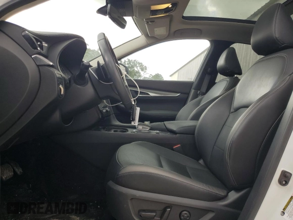 2023 Infiniti QX50 Luxe with VIN 3PCAJ5BA9PF107127, listed as a Copart auction lot 63402535 with 23,844 mi miles and Salvage title. Bid and sale history available at DreamBid. Image 7.
