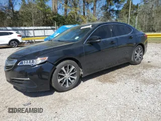 2015 Acura TLX with VIN 19UUB1F34FA018752, listed as a Copart auction lot 49414115 with 159,968 mi miles and Salvage title. Bid and sale history available at DreamBid. Image 1.