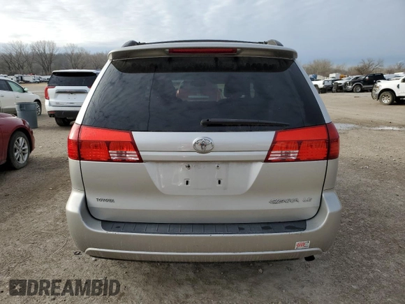 2004 Toyota Sienna CE with VIN 5TDZA23C94S078298, listed as a Copart auction lot 48547585 with 226,494 mi miles and Salvage Title. Bid and sale history available at DreamBid. Image 6.
