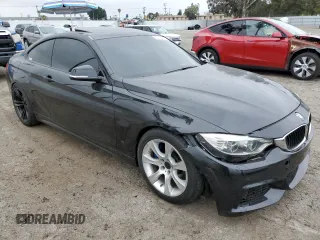 2014 BMW 4 Series 435i with VIN WBA3R1C58EK192065, listed as a Copart auction lot 55783635 with Not provided miles and Salvage title. Bid and sale history available at DreamBid. Image 4.
