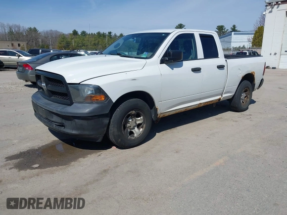 2012 Ram 1500 Tradesman with VIN 1C6RD7FP3CS247778, listed as a IAAI auction lot 42015726 with 290,565 mi miles. Bid and sale history available at carsss.com. Image 17.