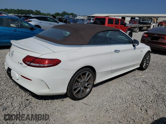 2018 Mercedes-Benz C 43 AMG z VIN WDDWK6EBXJF759860, wystawiony jako Copart lot #62151295 z przebiegiem 63 091 mil mil oraz Szkoda całkowita • Salvage title. Historia ofert i sprzedaży dostępna na DreamBid. Obrazek 3.