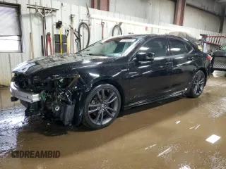 2018 Acura TLX w/A-SPEC Pkg with VIN 19UUB3F65JA006303, listed as a Copart auction lot 47532035 with 38,680 mi miles and Salvage Title. Bid and sale history available at carsss.com. Image 1.