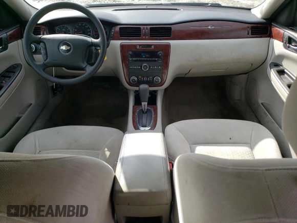 2009 Chevrolet Impala LT with VIN 2G1WT57K291106921, listed as a Copart auction lot 48038435 with 166,315 mi miles and Salvage Title. Bid and sale history available at DreamBid. Image 8.
