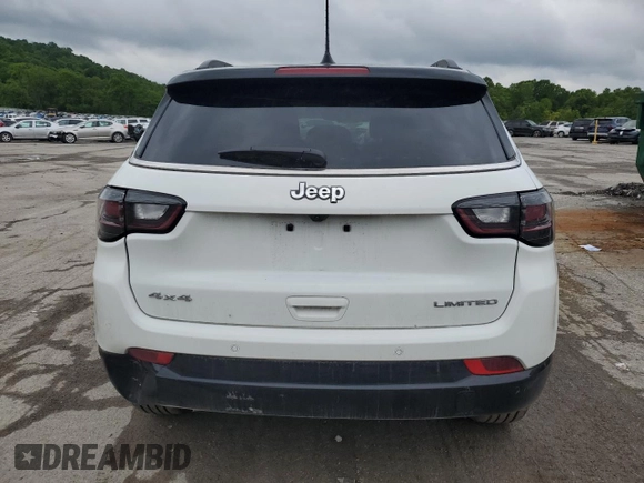 2024 Jeep Compass Limited with VIN 3C4NJDCN7RT166260, listed as a Copart auction lot 58562245 with 1,836 mi miles and Salvage title. Bid and sale history available at DreamBid. Image 6.