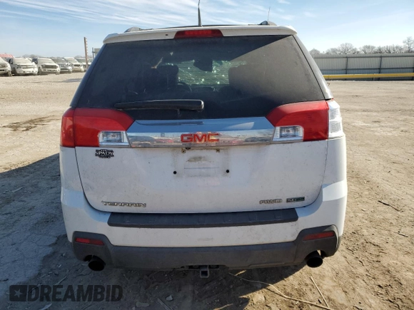 2012 GMC Terrain SLT-1 with VIN 2GKFLVE50C6182771, listed as a Copart auction lot 87076854 with 122,313 mi miles and Salvage Title. Bid and sale history available at carsss.com. Image 6.