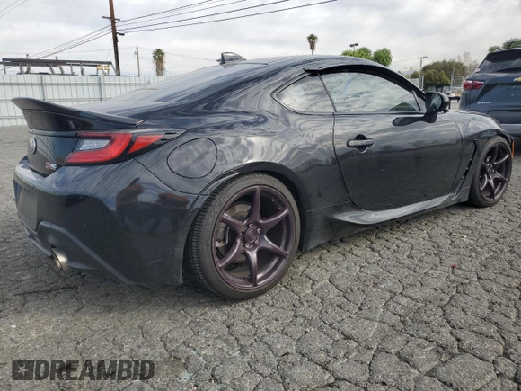 2023 Toyota 86 with VIN JF1ZNBC13P8753032, listed as a Copart auction lot 46188405 with 63,130 mi miles and Salvage Title. Bid and sale history available at DreamBid. Image 3.