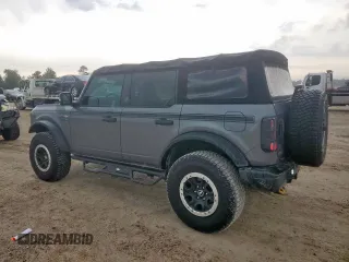 2022 Ford Bronco with VIN 1FMEE5DP7NLB74287, listed as a Copart auction lot 58905275 with 17,326 mi miles and Salvage title. Bid and sale history available at DreamBid. Image 2.
