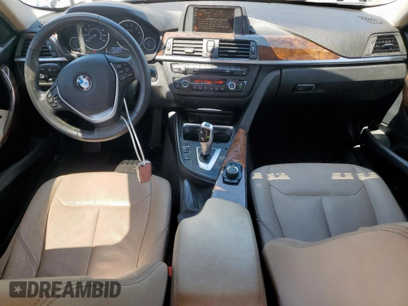 2015 BMW 3 Series 328i with VIN WBA3A5C56FF608316, listed as a Copart auction lot 53618575 with 91,520 mi miles and Salvage Title. Bid and sale history available at carsss.com. Image 8.