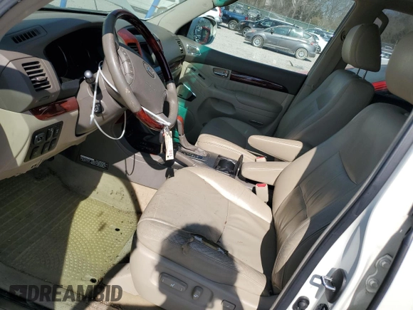 2008 Lexus GX 470 with VIN JTJBT20XX80156418, listed as a Copart auction lot 48252155 with 164,977 mi miles and Salvage Title. Bid and sale history available at DreamBid. Image 7.