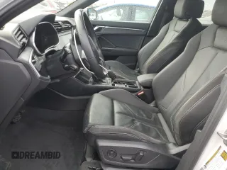 2022 Audi Q3 S line Premium Plus with VIN WA1EECF31N1058219, listed as a Copart auction lot 77456494 with 38,874 mi miles and Salvage Title. Bid and sale history available at carsss.com. Image 7.