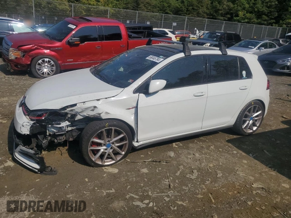 2018 Volkswagen GTI S with VIN 3VW447AU5JM253827, listed as a Copart auction lot 69046784 with 66,027 mi miles and Salvage Title. Bid and sale history available at DreamBid. Image 1.