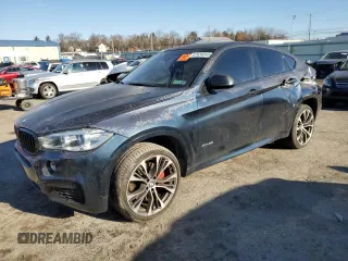 2019 BMW X6 xDrive50i with VIN 5UXKU6C57K0Z66967, listed as a Copart auction lot 87634045 with 37,916 mi miles and Salvage Title. Bid and sale history available at carsss.com. Image 1.