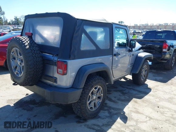 2016 Jeep Wrangler Sport with VIN 1C4AJWAG8GL151872, listed as a IAAI auction lot 41749717 with 118,845 mi miles and . Bid and sale history available at carsss.com. Image 4.