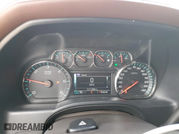 2016 Chevrolet Silverado 1500 High Country with VIN 3GCUKTEC2GG372770, listed as a Copart auction lot 71443544 with 111,164 mi miles and Clean Title. Bid and sale history available at DreamBid. Image 9.