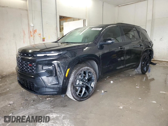 2024 Chevrolet Traverse FWD RS с VIN 1GNERLKS7RJ232783, выставлен на аукционе Copart как лот 55568235 с пробегом 8 594 миль миль и Списание • Salvage title. История ставок и продаж доступна на DreamBid. Изображение 1.