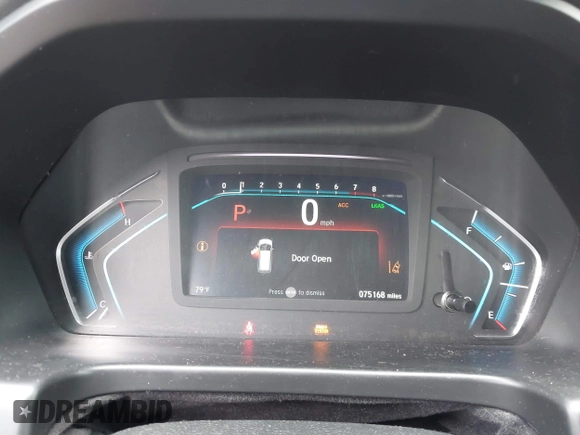 2019 Honda Odyssey Elite with VIN 5FNRL6H93KB077180, listed as a IAAI auction lot 41936408 with 75,168 mi miles and . Bid and sale history available at DreamBid. Image 7.
