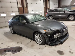 2015 Lexus IS 250 with VIN JTHCF1D21F5025433, listed as a IAAI auction lot 41458654 with 61,028 mi miles and . Bid and sale history available at DreamBid. Image 1.