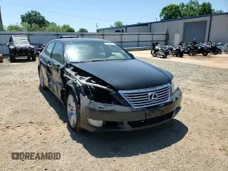2011 Lexus LS 460 with VIN JTHBL5EF8B5106422, listed as a Copart auction lot 52498925 with 119,072 mi miles and Salvage title. Bid and sale history available at DreamBid. Image 13.
