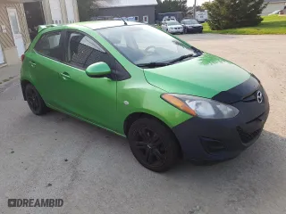 2011 Mazda Mazda2 Sport with VIN JM1DE1HY3B0121949, listed as a Copart auction lot 66958854 with 0 mi miles and Salvage Title. Bid and sale history available at carsss.com. Image 4.