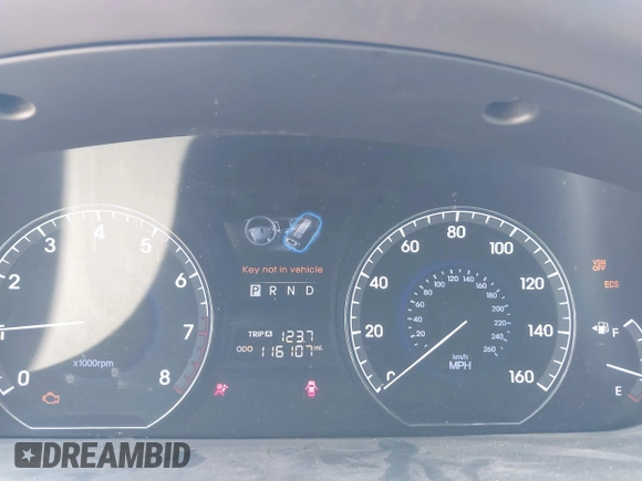 2011 Hyundai Equus Ultimate with VIN KMHGH4JF1BU035607, listed as a IAAI auction lot 42519619 with 116,107 mi miles and . Bid and sale history available at DreamBid. Image 7.