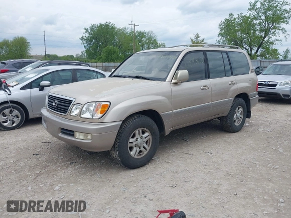 1999 Lexus LX 470 with VIN JT6HT00W6X0041264, listed as a IAAI auction lot 42177546 with 272,000 mi miles and . Bid and sale history available at DreamBid. Image 2.