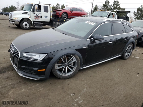 2019 Audi A4 allroad Premium Plus with VIN WA18NAF44KA012423, listed as a Copart auction lot 45803714 with 18,628 mi miles. Bid and sale history available at carsss.com. Image 1.