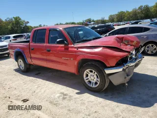 2002 Dodge Dakota SLT z VIN 1B7HL48N02S587177, wystawiony jako Copart lot #48901935 z przebiegiem 207 550 mil mil oraz Szkoda całkowita • Salvage title. Historia ofert i sprzedaży dostępna na DreamBid. Obrazek 4.