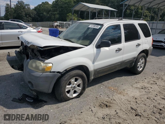 2005 Ford Escape XLT with VIN 1FMYU031X5KB24232, listed as a Copart auction lot 74798104 with 166,828 mi miles and Salvage Title. Bid and sale history available at carsss.com. Image 1.