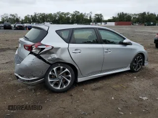 2017 Toyota Corolla iM with VIN JTNKARJE4HJ549349, listed as a Copart auction lot 72534314 with 44,426 mi miles and Salvage Title. Bid and sale history available at carsss.com. Image 3.