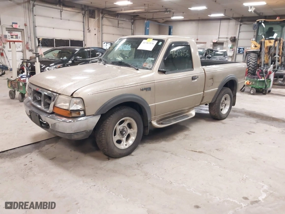 1999 Ford Ranger XLT with VIN 1FTYR11X0XTA72917, listed as a IAAI auction lot 41502156 with 106,585 mi miles. Bid and sale history available at carsss.com. Image 2.