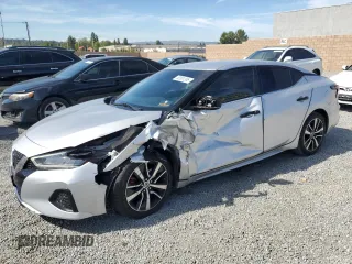 2022 Nissan Maxima SV with VIN 1N4AA6CV7NC504858, listed as a Copart auction lot 53951365 with 65,558 mi miles and Salvage title. Bid and sale history available at DreamBid. Image 1.