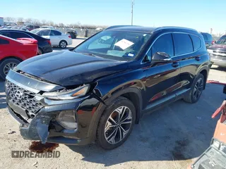 2019 Hyundai Santa Fe Ultimate with VIN 5NMS53AA1KH119486, listed as a IAAI auction lot 41386756 with 53,343 mi miles. Bid and sale history available at carsss.com. Image 17.