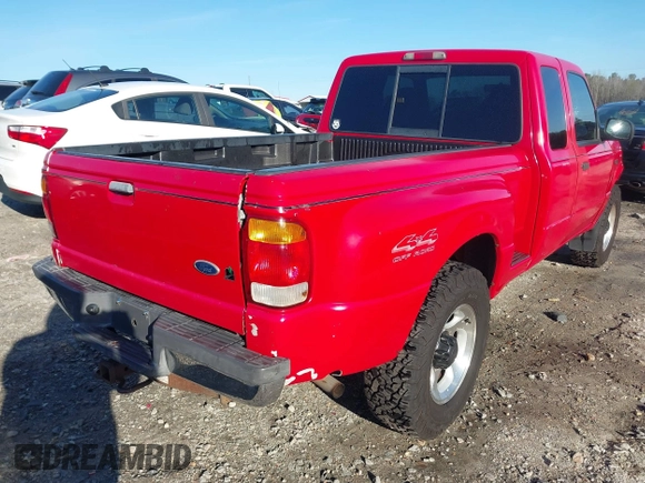1999 Ford Ranger XL with VIN 1FTZR15V2XTA07631, listed as a IAAI auction lot 41591752 with 179,967 mi miles. Bid and sale history available at carsss.com. Image 4.