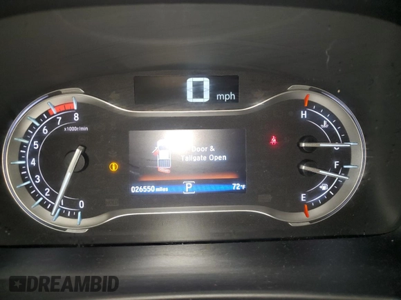2023 Honda Ridgeline RTL with VIN 5FPYK3F56PB037672, listed as a Copart auction lot 56315435 with 26,550 mi miles and Salvage title. Bid and sale history available at DreamBid. Image 9.