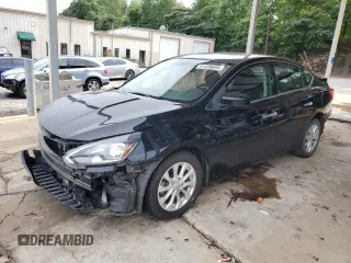 2018 Nissan Sentra SV with VIN 3N1AB7AP4JY250077, listed as a Copart auction lot 61299655 with 91,999 mi miles and Salvage title. Bid and sale history available at DreamBid. Image 1.