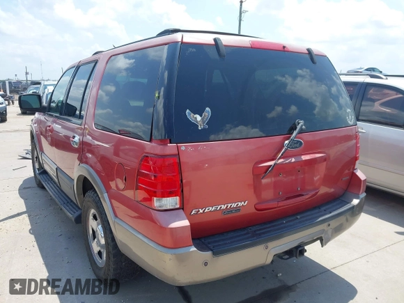 2003 Ford Expedition Eddie Bauer with VIN 1FMFU17L63LB80202, listed as a IAAI auction lot 42424848 with 284,799 mi miles and . Bid and sale history available at DreamBid. Image 3.