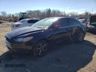 2018 Ford Fusion SE with VIN 3FA6P0H7XJR253664, listed as a Copart auction lot 41109513 with 122,769 mi miles and Salvage Title. Bid and sale history available at carsss.com. Image 1.