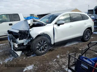 2022 Mazda CX-9 Touring with VIN JM3TCBCY5N0605633, listed as a Copart auction lot 46475725 with 43,615 mi miles and Salvage Title. Bid and sale history available at carsss.com. Image 1.