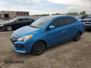 2024 Mitsubishi Mirage ES z VIN ML32FUFJ8RHF00880, wystawiony jako Copart lot #54195105 z przebiegiem 23 561 mil mil oraz Szkody całkowita. Historia ofert i sprzedaży dostępna na DreamBid. Obrazek 1.