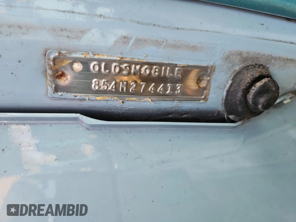 1964 Oldsmobile 88 z VIN 854M274413, wystawiony jako Copart lot #48237445 z przebiegiem 45 480 mil mil oraz Tytuł czysty. Historia ofert i sprzedaży dostępna na DreamBid. Obrazek 10.