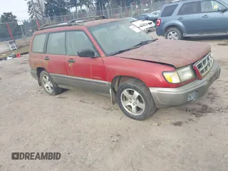 1999 Subaru Forester S with VIN JF1SF6554XH716593, listed as a IAAI auction lot 41449974 with 231,536 mi miles. Bid and sale history available at carsss.com. Image 1.
