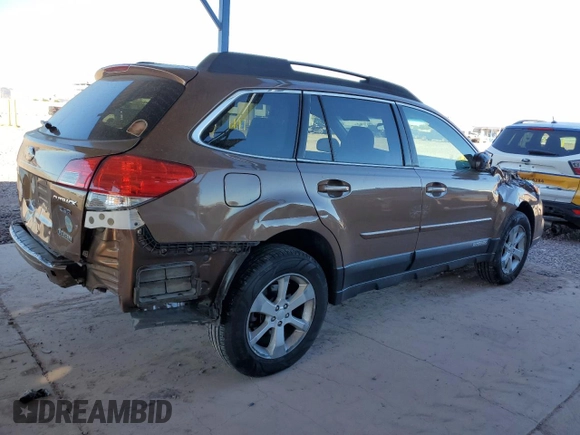 2013 Subaru Outback with VIN 4S4BRDAC3D2249770, listed as a Copart auction lot 41530485 with 121,117 mi miles and Salvage title. Bid and sale history available at DreamBid. Image 3.