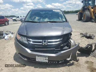 2014 Honda Odyssey EX-L with VIN 5FNRL5H62EB112280, listed as a Copart auction lot 60138645 with 167,657 mi miles and Salvage title. Bid and sale history available at DreamBid. Image 5.