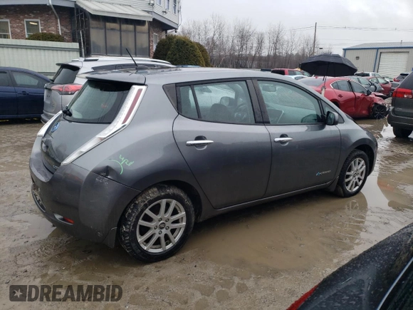 2015 Nissan LEAF SV with VIN 1N4AZ0CP3FC300910, listed as a Copart auction lot 46025595 with 59,822 mi miles and Non repairable. Bid and sale history available at DreamBid. Image 3.