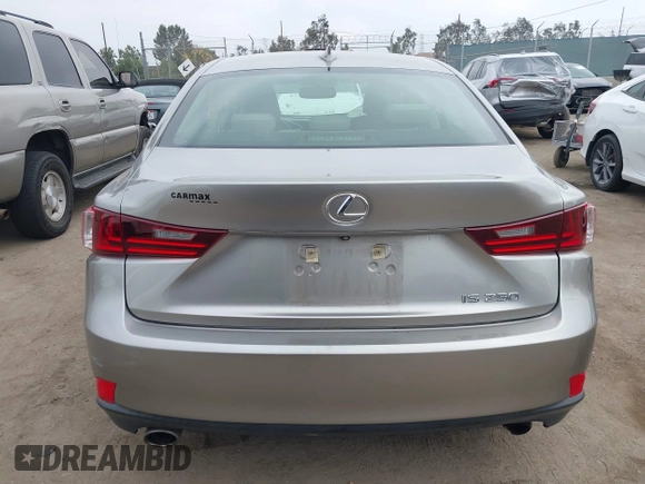 2015 Lexus IS 250 with VIN JTHBF1D26F5048136, listed as a IAAI auction lot 42575754 with 90,220 mi miles and . Bid and sale history available at DreamBid. Image 16.