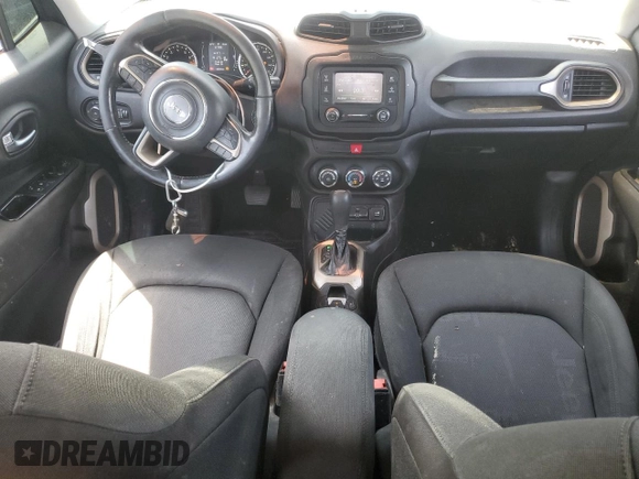 2017 Jeep Renegade Altitude with VIN ZACCJABB2HPE81020, listed as a Copart auction lot 55526015 with 98,205 mi miles and Salvage title. Bid and sale history available at DreamBid. Image 8.